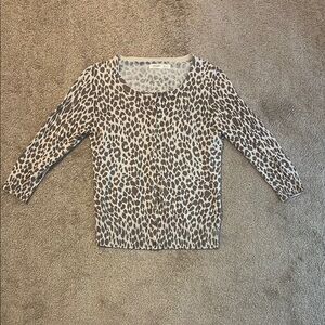 Old Navy Leopard Print Cardigan